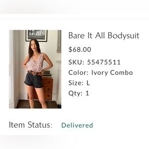 Free People Bodysuit